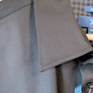 Egara dress-casual shirt solid black XXL NWT